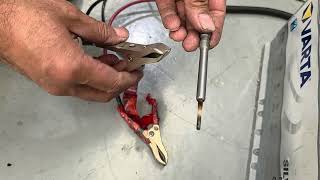 Porsche Cayenne Audi Q7  VW Touareg Diesel J.C - How to Test  glow plugs using battery charger