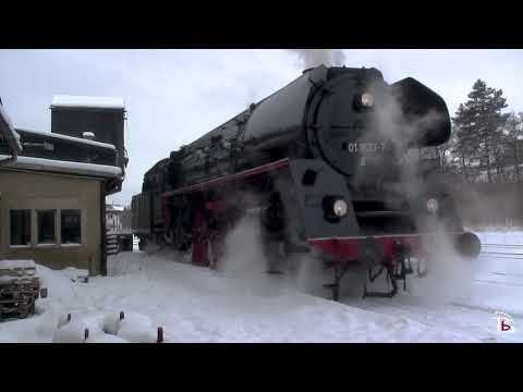 Winterdampf mit Schnellzugdampflok 01 1533-7