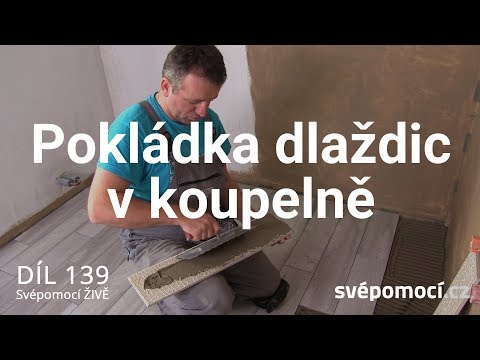 Pokládka dlažby v koupelně