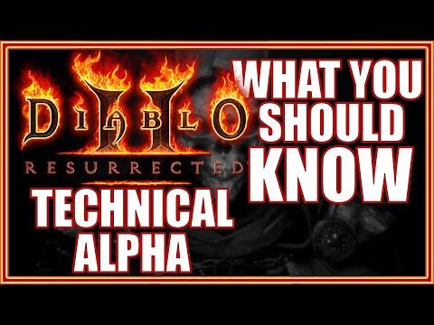 Diablo 2 Resurrected Technical Alpha Details:  What You Should Know