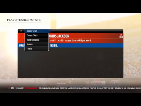 Madden 18 Career mode ep 8 browns qb draft and preseason