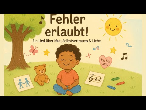 🎵🌟Fehler erlaubt | Ein Mutmach-Lied für Kinder über Selbstvertrauen & Gefühle #kindermusik #kidsson