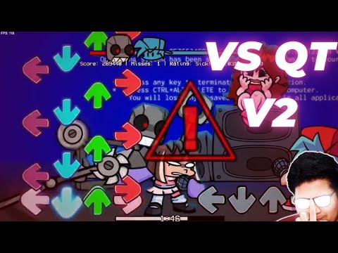 I DESTROYED THE NEW QT MOD!!!! FNF VS QT V2 !!!!!