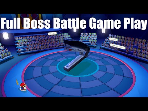 Full Stapler Boss Battle Game Play
