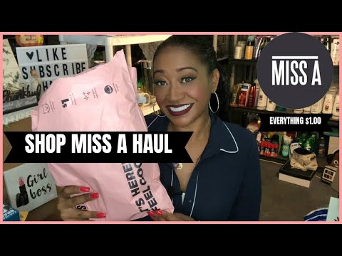 SHOP MISS A HAUL|EVERYTHING IS ONLY $1.00 😮LOTS OF AWESOME NEW ITEMS AT SHOP MISS A ❤️ Video