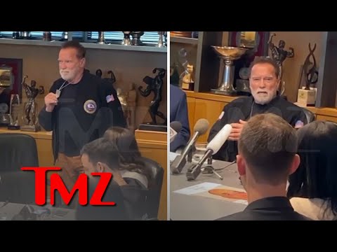 Arnold Schwarzenegger Meets with Survivors of Oct. 7 Hamas Attack on Israel | TMZ