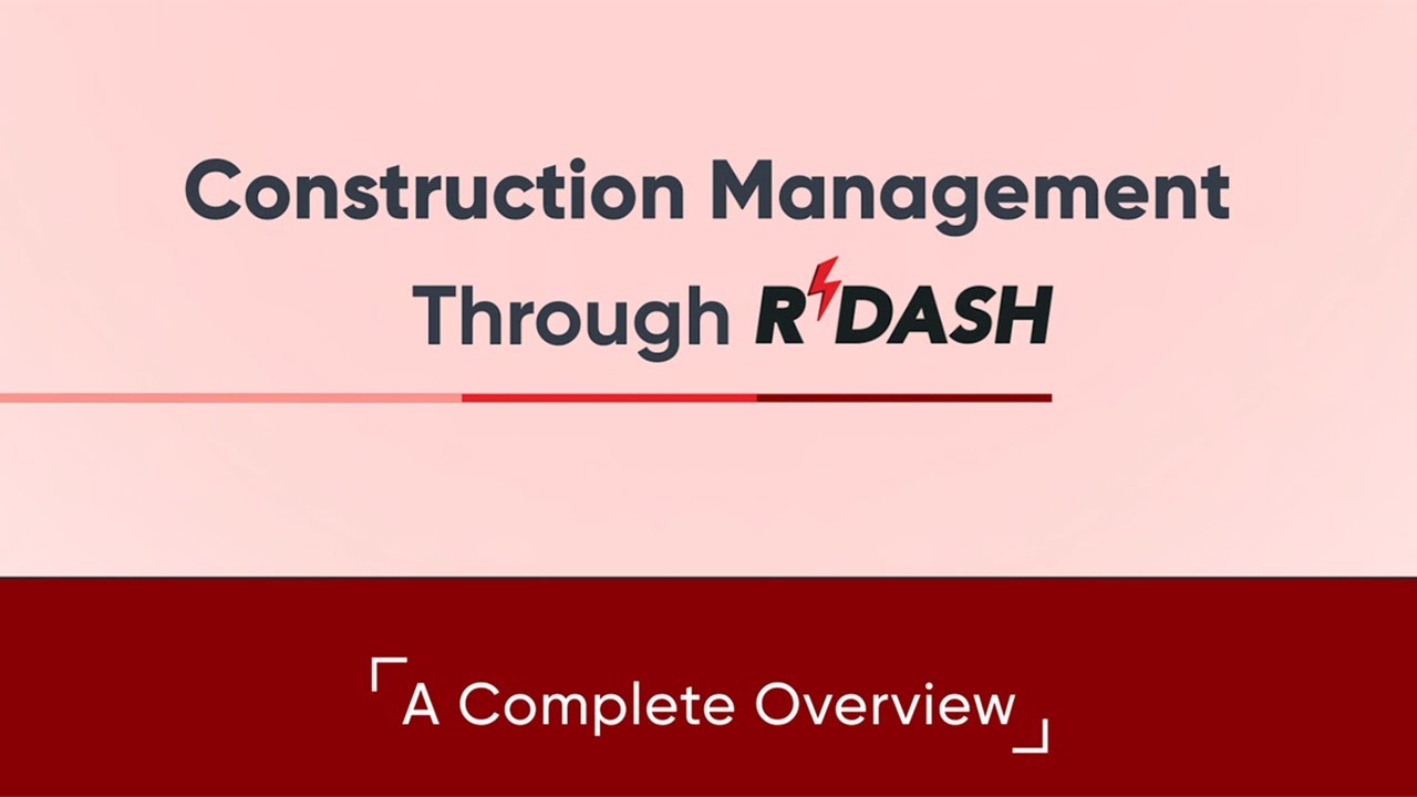RDash In-Depth Demo for Interiors & Construction Companies