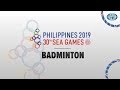 Live Streaming Indonesia Vs Singapore Badminton Match 30th SEA Games Philippines 2019