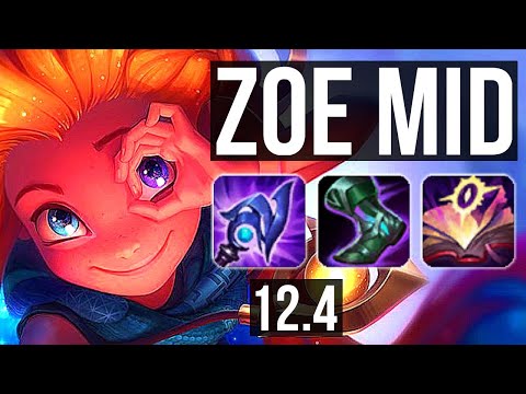 ZOE vs EKKO (MID) | 9/0/3, Legendary, 600+ games | EUW Master | 12.4