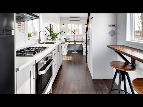 Absolutely Stunning Mint Aero Tiny House with All The Comforts of Home | Tiny House Concepts