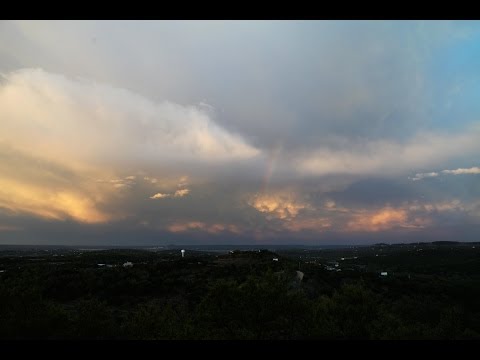 Passing Storms/Epic Sunset Time Lapse (April 7, 2014)