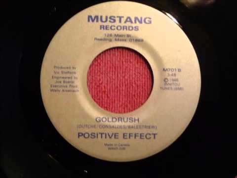POSITIVE EFFECT Gold Rush/Waiting Forever RARE CONNECTICUT PRIVATE INDIE JANGLE POP 1986