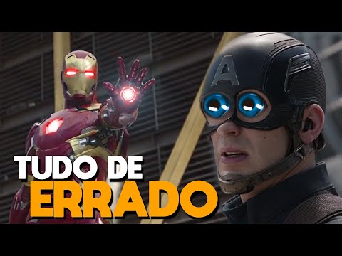 TUDO de ERRADO com CAPITÃO AMÉRICA: GUERRA CIVIL [Recap em 17 min]