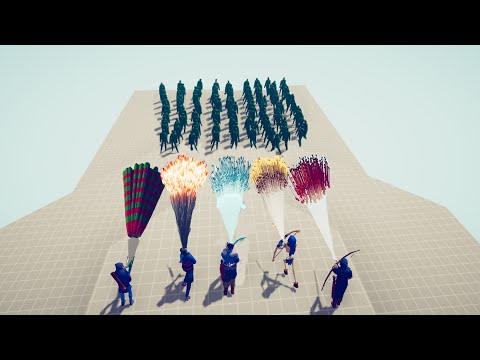 100x ZOMBIE vs 5x EVERY GOD - Totally Accurate Battle Simulator TABS