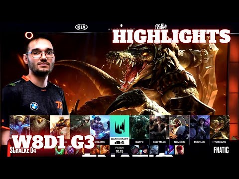 Schalke 04 vs Fnatic (Extended Highlights) | Week 8 Day 1 S10 LEC Summer 2020 | S04 vs FNC W8D1