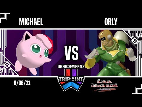 Tripoint Smash 108 - Losers Semifinals - Michael(Jigglypuff) Vs. ORLY(Captain Falcon)