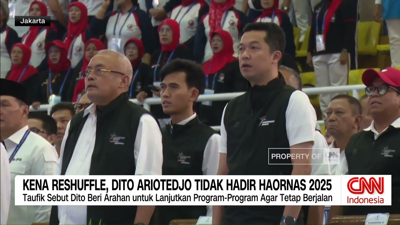 Kena Reshuffle, Dito Ariotedjo Tidak Hadir Haornas 2025