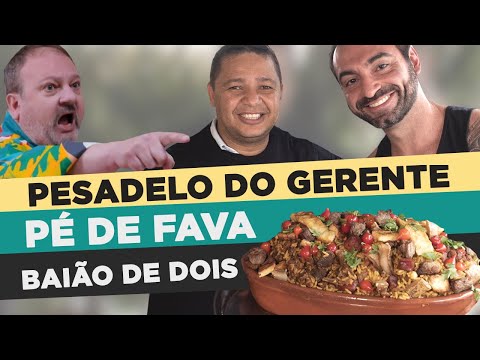 Giant brazilian "Baiao de dois" (Rice, beans, meat, cheese)