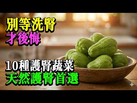 醫生不說的秘密：歐美超市就買得到的10種蔬菜，低鉀低磷天然護腎，附中英對照採購清單