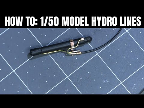 How To: 1/50 Scale Hydraulic Lines - Start to Finish