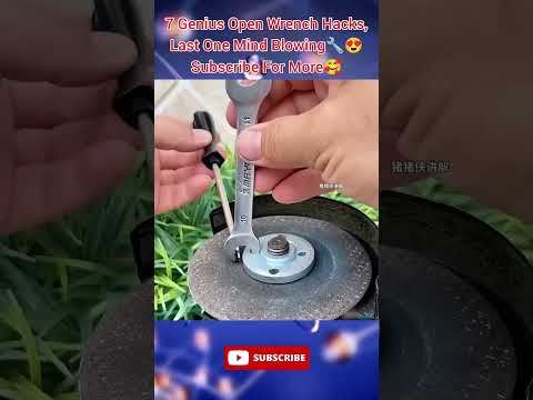 7 Genius open Wrench Hacks 😲|  #lifehacks #facts #techshorts #youtubeshorts #tech #homemade