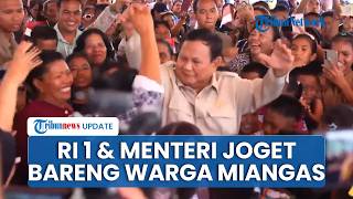 Momen Prabowo Joget Membaur di Tengah Kerumunan Warga di Miangas Tanpa Pengawalan Ketat Paspampres