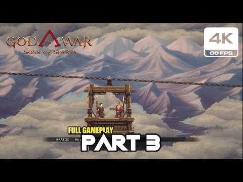 God of War Sons of Sparta - Gameplay Walkthrough Part 3 (4K 60FPS PS5 Pro)