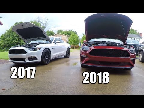DIFFERENCES in the 2017 vs 2018 Mustang 5.0! Really THAT Different??