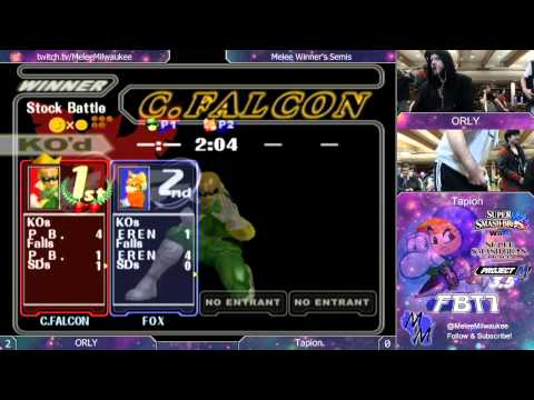 FBT7 - ORLY (C.Falcon) vs Tapion (Fox) - Melee Winner's Semis