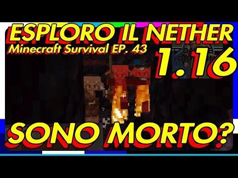 ESPLORO IL NETHER DELLA 1.16 - TROVO TUTTO! | MINECRAFT SURVIVAL ITA EP. 43 | MCPE Bedrock PS4 ITA
