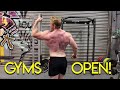GYMS REOPEN!! - Physique Update & My New Gym!