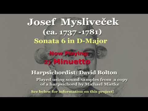 Josef Mysliveček (1737-1781) Sonata 6 in D-Major