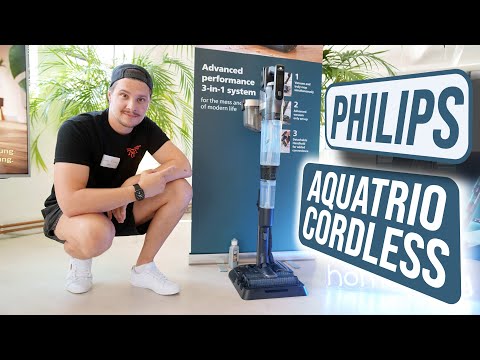 Philips AquaTrio Cordless Test: Völlig EINZIGARTIG! Der BESTE kabellose Wischsauger 2022!