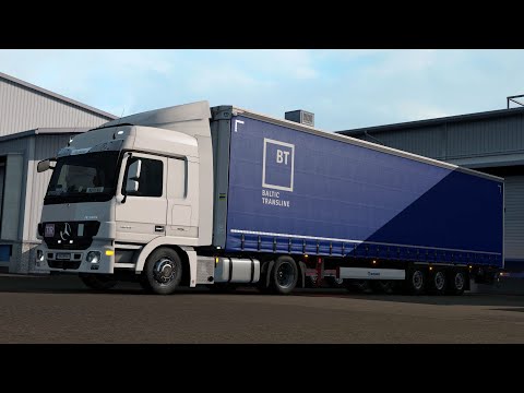 ETS2 1.37 RusMap 2.1.1 Mercedes Actros MP3 Veliky Novgorod - Kolomna