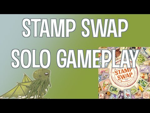 Stamp Swap Solo Gameplay - Bored Online? Board Offline!