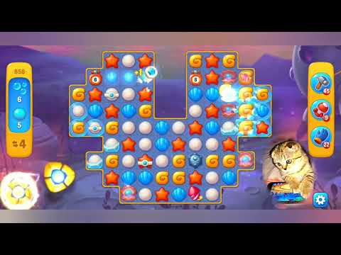 Fishdom 2022, no Boosters,   858   level  -  прохождение без бустеров,   858  уровень.