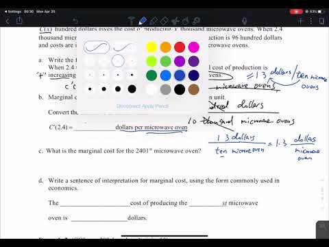 Sec 4.5 Marginal Analysis