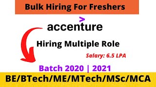 Accenture Direct  Hiring For Freshers | Accenture Off-Campus Recruitment | Apply Now