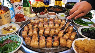 Monthly sales $1,000,000(USD)! Premium pork belly and side dishes , Samgyeopsal / Korean street food