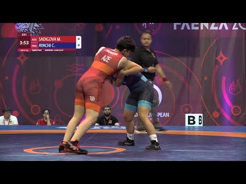 1/8 WW - 61 kg: M. SADIGOVA (AZE) v. C. AYACHI (FRA)