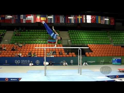 MAMMADLI Samad (AZE) - 2019 Artistic Junior Worlds, Gyor (HUN) - Qualifications Parallel Bars