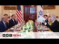 Israel Gaza Ceasefire Talks Going Well Says US President Donald Trump BBC News