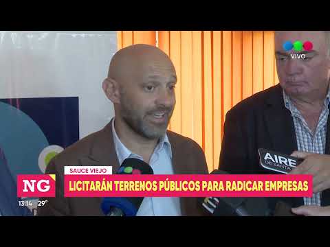 El gobierno provincial anunció la licitación de terrenos públicos en Sauce Viejo