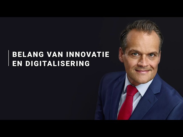 Jan-Kees de Jager - Belang van innovatie en digitalisering