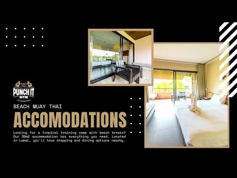 Beach Muay Thai Accommodation of Punch it Gym Koh Samui
