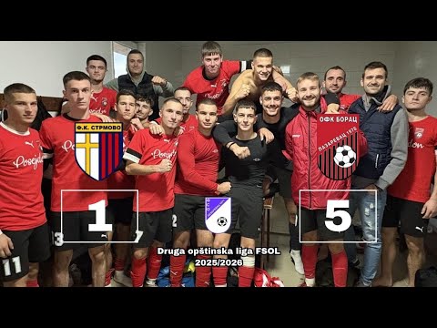 FK Strmovo vs OFK Borac | 1:5 | Snimak cele utakmice | DOLFSOL 2025/2026