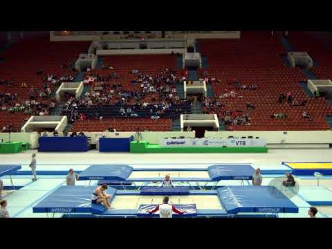 MELNIK Mikhail (RUS) - 2018 Trampoline Worlds, St. Petersburg (RUS) - Qualification Trampoline R2