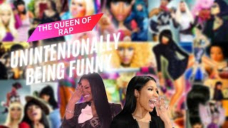 NICKI MINAJ BEING UNINTENTIONALLY FUNNY 6 MINUTES STRAIGHT REACTION