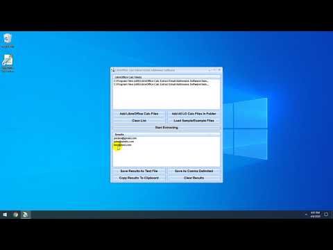 LibreOffice Calc Extract Email Addresses Software