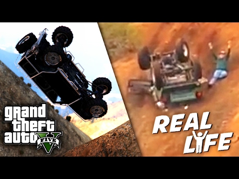 GTA 5 VS REAL LIFE 6 ! (fun, fail, stunt, ...)